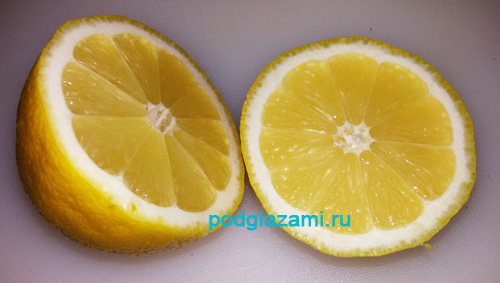 лимон от морщин вокруг глаз рецепт