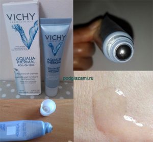 Vichy Aqualia Thermal вокруг глаз: свотчи